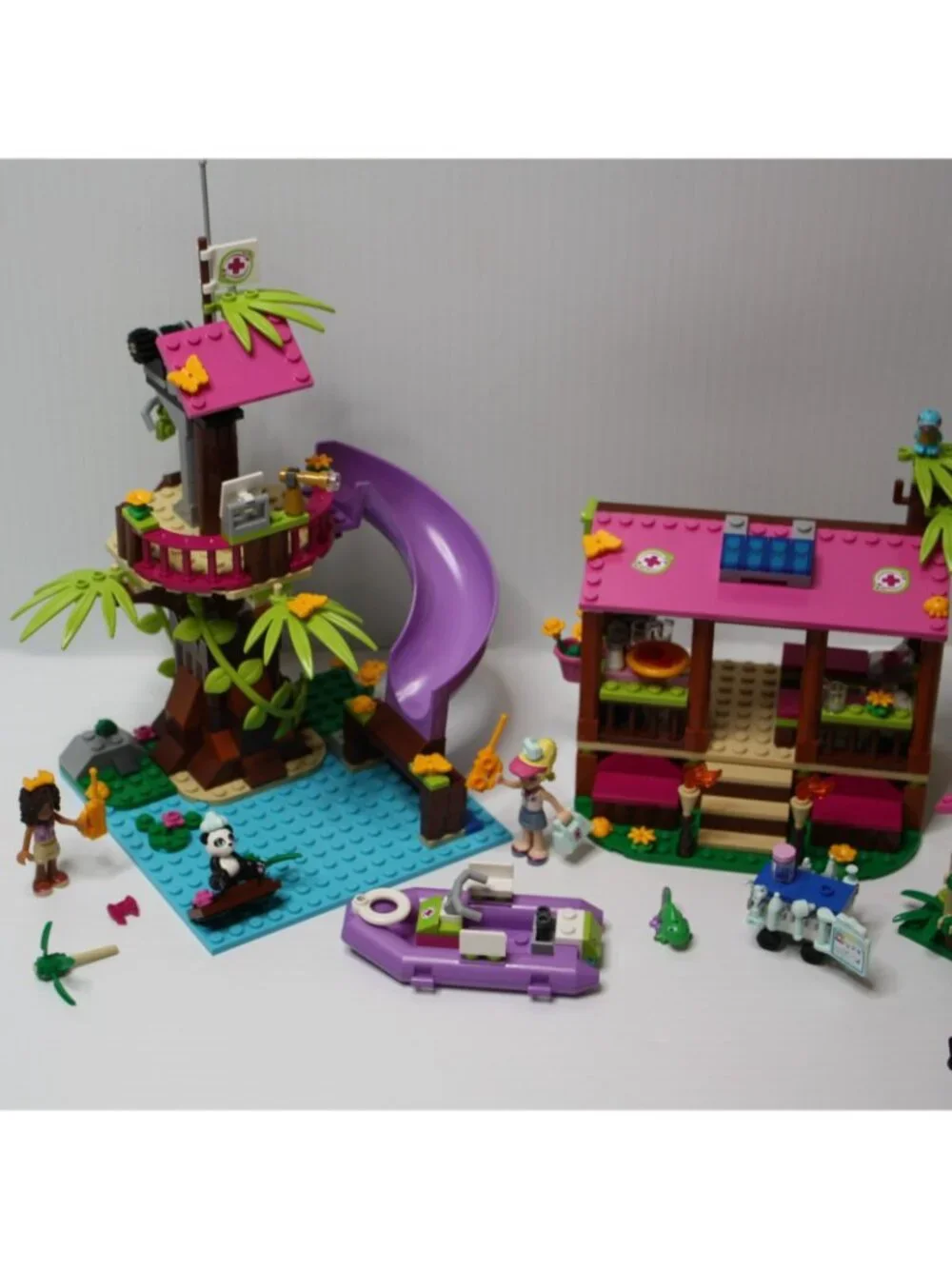 Lego Friends Jungle Rescue Base Complete Set 41038 with Instructions but NO Box